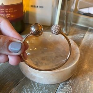 MICHAEL KORS- rose gold & crystal flexi bracelet